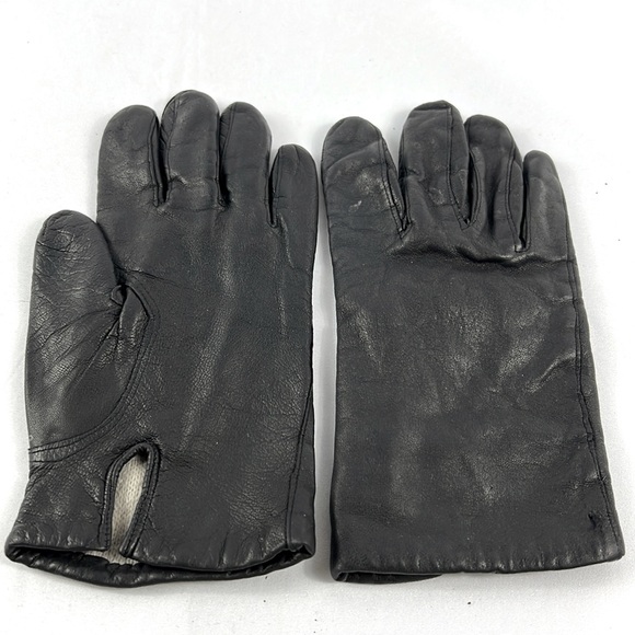 Accessories - Women’s black leather gloves - Made in Italy